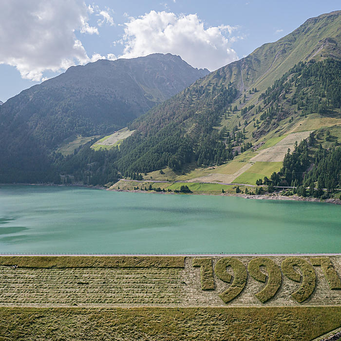 Der Vernagter Stausee, eine bekannte Schnalstaler Sehenswürdigkeit