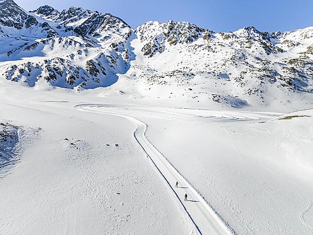 Piste da sci per tutti i gusti sul ghiacciaio